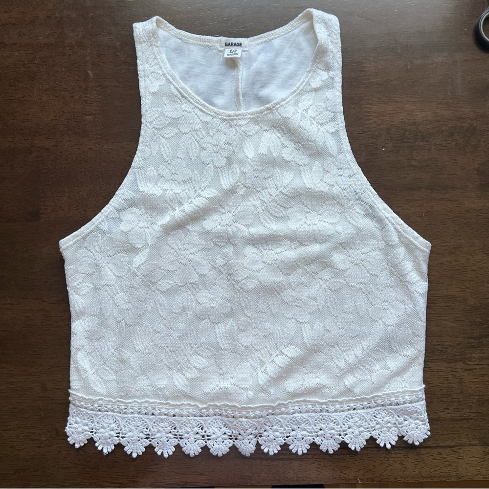 Garage Lace Tank Top XS